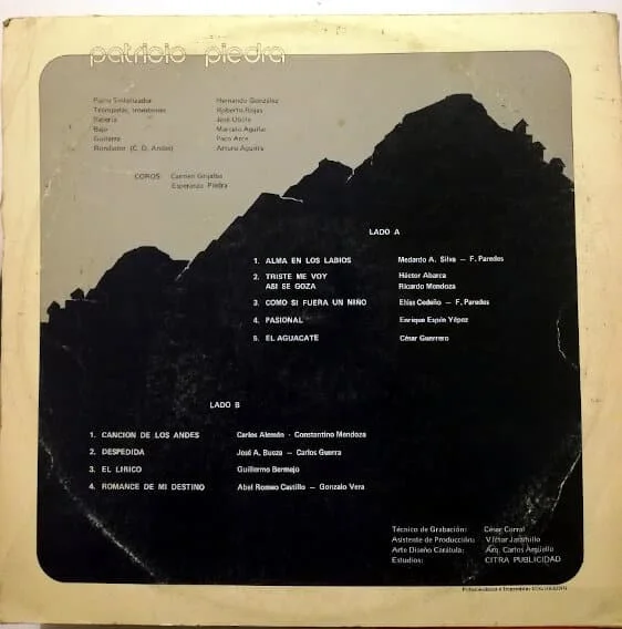 Disco de Vinilo Patricio Piedra - Un Poema, Un Pasill, 2 Una Nueva Dimension" Vinyl Record