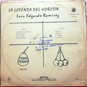 Disco de Vinilo Luis Eduardo Ramirez - La Leyenda Del Horcon Vinyl Record
