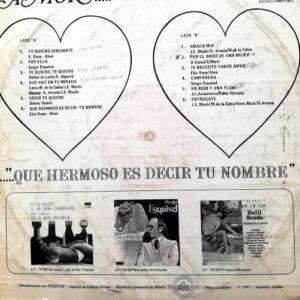 Disco de Vinilo Varios - Amor...Que Hermoso Es Decir Tu Nombre Vinyl Record