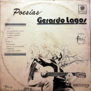 Disco de Vinilo Gerardo Lagos - Poesia Vinyl Record