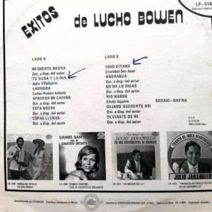 Disco de Vinilo Lucho Bowen - Éxitos De Lucho Bowen Vinyl Record