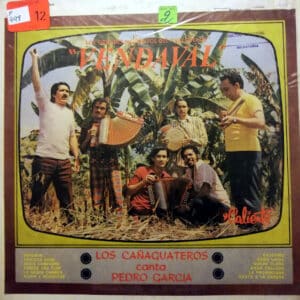 Los Cañaguateros Conta Pedro Garcia - Los Grandes Momentos Del Vallenato " Vendaval" Vinilo