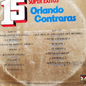 Disco de Vinilo Orlando Contreras - 15 Súper Éxitos Vinyl Record
