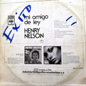Disco de Vinilo Henry Nelson - Mi Amigo De Ley Vinyl Record
