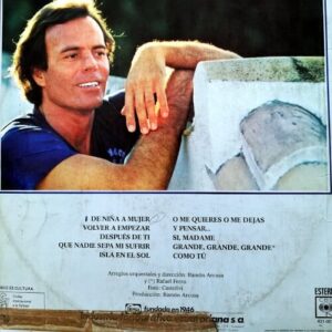 Disco de Vinilo Julio Iglesias  - De Niña A Mujer Vinyl Record