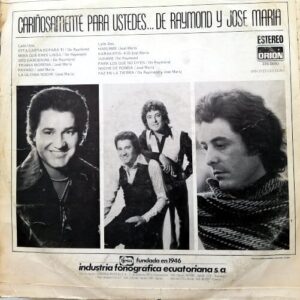 Disco de Vinilo Varios - Cariñosamente Para Ustedes...De Raymond Y José María Vinyl Record