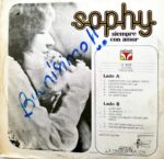 Disco de Vinilo Sophy - Siempre Con Amor Vinyl Record