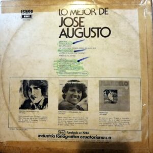 Disco de Vinilo José Augusto - Lo Mejor De José Augusto Vinyl Record