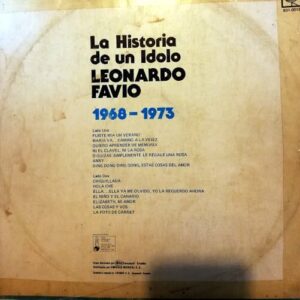 Disco de Vinilo Leonardo Favio - La Historia De Un Ídolo 1968 – 1973 Vinyl Record