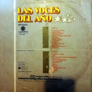 Disco de Vinilo Varios - Las Voces Del Año Vinyl Record