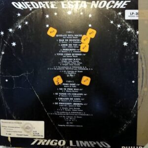 Disco de Vinilo Trigo Limpio - Quédate Esta Noche Vinyl Record