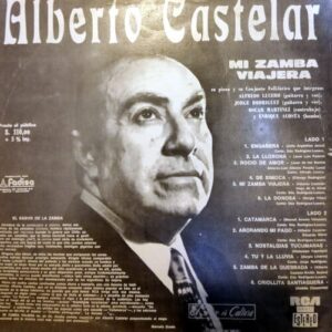 Disco de Vinilo Alberto Castelar - Mi Zamba Viajera Vinyl Record