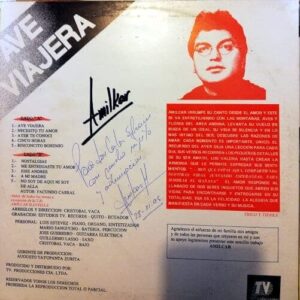 Disco de Vinilo Amilkar - Ave Viajera Vinyl Record