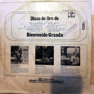 Disco de Vinilo Bienvenido Granda - Disco De Oro Vinyl Record