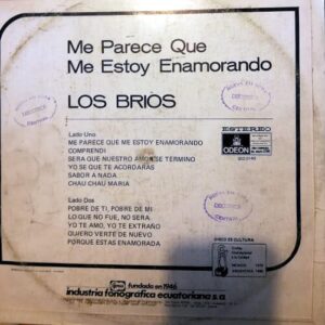 Disco de Vinilo Los Brios - Me Parece Que Me Estoy Enamorando Vinyl Record