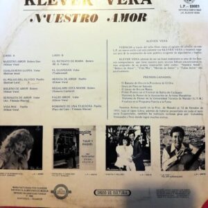 Disco de Vinilo Kleber Vera - Nuestro Amor Vinyl Record