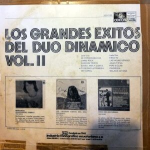 Disco de Vinilo Dúo Dinámico - Los Grades Éxitos Del Dúo Dinámico Vol 2 Vinyl Record