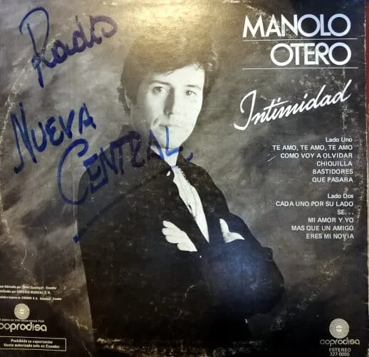 Disco de Vinilo Manolo Otero - Intimidad Vinyl Record
