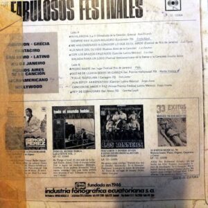 Disco de Vinilo Varios - Fabulos Festivales Vinyl Record