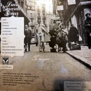 Disco de Vinilo Luis Gerardo Tovar - Te Amaré Vinyl Record
