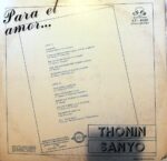 Disco de Vinilo Thonin Sanyo - Para El Amor Vinyl Record