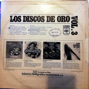 Disco de Vinilo Varios - Los Discos De Oro Vol 3 Vinyl Record