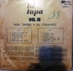 Disco de Vinilo Pepe Torres y su Conjunto - La Tapa Volumen 3 Vinyl Record