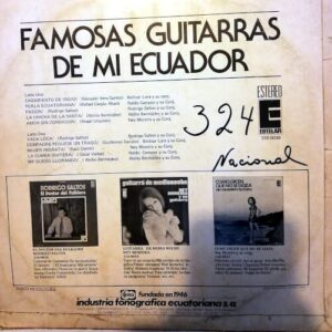 Disco de Vinilo Varios - Famosas Guitarras De Mi Ecuador Vinyl Record