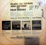 Disco de Vinilo Varios - Duelo De Ídolos José Antonio Vs Félix Macías Vinyl Record