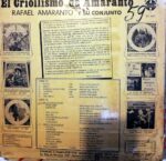 Disco de Vinilo Rafael Amaranto y su Conjunto - El Criollísimo De Amaranto Vinyl Record