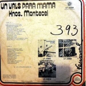 Disco de Vinilo Hermanos Montecel - Un Vals Para Mamá Vinyl Record