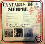 Disco de Vinilo Hermanos Montecel - Cantares De Siempre Vol 10 Vinyl Record