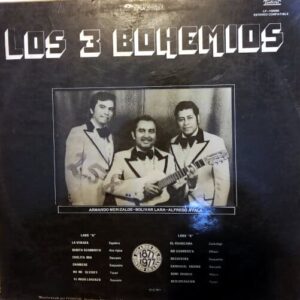 Disco de Vinilo Varios - Los Tres Bohemios Bolívar Lara, Armando Merizalde, Alfredo Ayala Vinyl Record