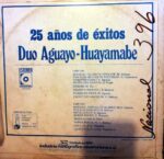 Disco de Vinilo Dúo Aguayo Huayambe - 25 Años De Éxitos Vinyl Record