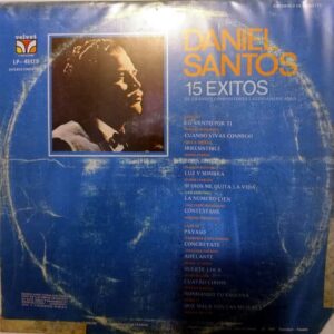 Disco de Vinilo Daniel Santos - 15 Éxitos De Grandes Compositores Latinoamericanos Vinyl Record