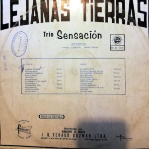 Disco de Vinilo Trío Sensación - Lejanas Tierras Vinyl Record