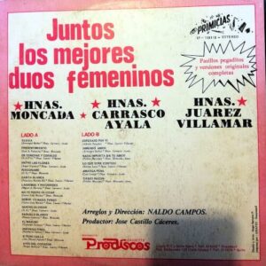 Disco de Vinilo Varios - Juntos Los Mejores Dúos Femeninos Vinyl Record