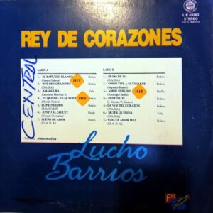 Disco de Vinilo Lucho Barrios - Rey De Corazones Vinyl Record