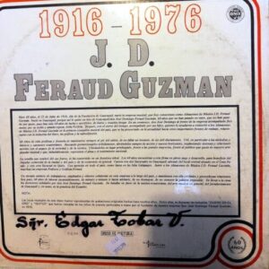 Disco de Vinilo JD Feraud Guzman - 1916 – 1976 Vinyl Record