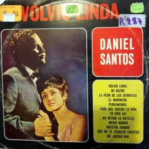 Disco de Vinilo Daniel Santos - Volvió Linda Vinyl Record