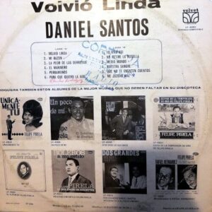 Disco de Vinilo Daniel Santos - Volvió Linda Vinyl Record
