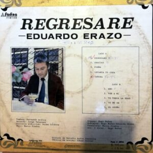 Disco de Vinilo Eduardo Erazo - Regresaré Vinyl Record