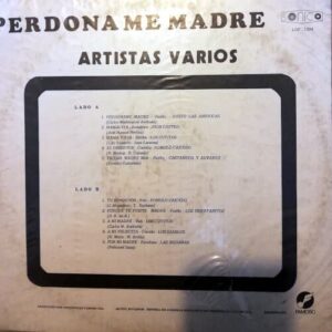 Disco de Vinilo Varios - Perdóname Madre Vinyl Record
