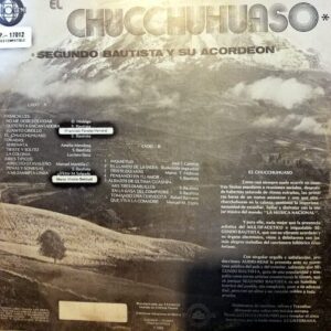 Disco de Vinilo Segundo Bautista - El Chucchuhuaso Vinyl Record