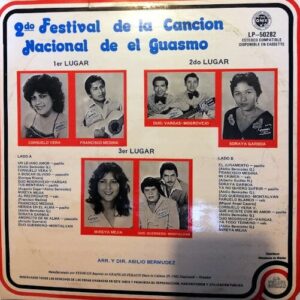 Disco de Vinilo Varios - 2do Festival De La Canción Nacional De El Guasmo Vinyl Record