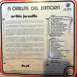 Disco de Vinilo Mélida Jaramillo - A Orillas Del Zamora Vinyl Record