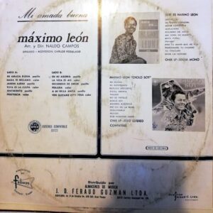 Disco de Vinilo Máximo León - Mi Amada Buena Vinyl Record