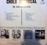Disco de Vinilo Cholo Berrocal - In Memoriam Vinyl Record