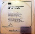 Disco de Vinilo Víctor Franco - Sigo Cantando Pasillos Vinyl Record
