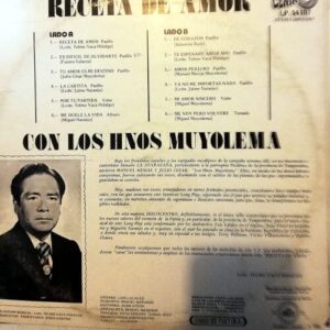Disco de Vinilo Los Hermanos Muyolema - Receta De Amor Vinyl Record